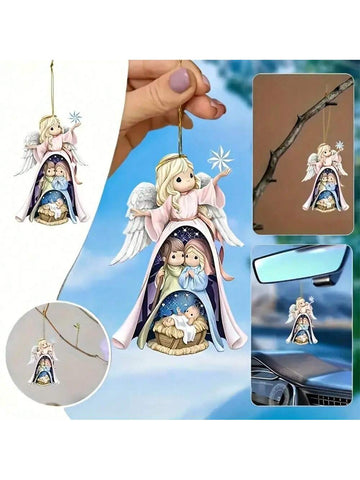 Add a touch of holiday spirit to your car or home with this Versatile Decorative Pendant. Perfect for Easter, Christmas, Valentine's Day, and more, this pendant can easily be hung and removed, making it a convenient and stylish decoration option. Make every holiday season special with this versatile pendant.