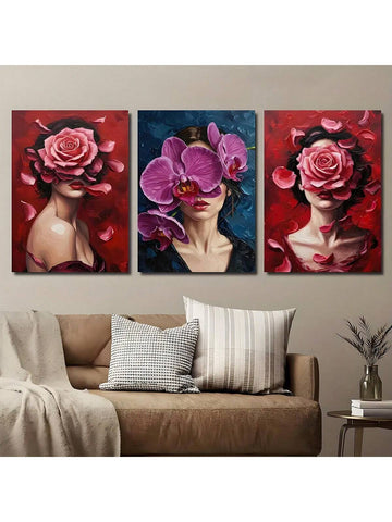 Enhance your living space with this vibrant 3-piece canvas art set featuring colorful plants and flowers. Expertly crafted to bring a fresh, stylish touch to any room, each piece showcases vivid botanical imagery that complements modern décor. Perfect for adding depth and natural beauty, this set transforms walls into captivating focal points with lasting visual appeal.
