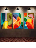 Elevate your living space with this vibrant 3-piece unframed canvas wall art set, designed to bring a stylish and contemporary touch to both home and dorm décor. Each piece features bold colors and dynamic designs that create a cohesive visual impact. The unframed format allows for flexible display options, making it easy to customize your arrangement to suit your space. Perfect for adding personality and energy to any room, this set combines artistic flair with versatile styling.