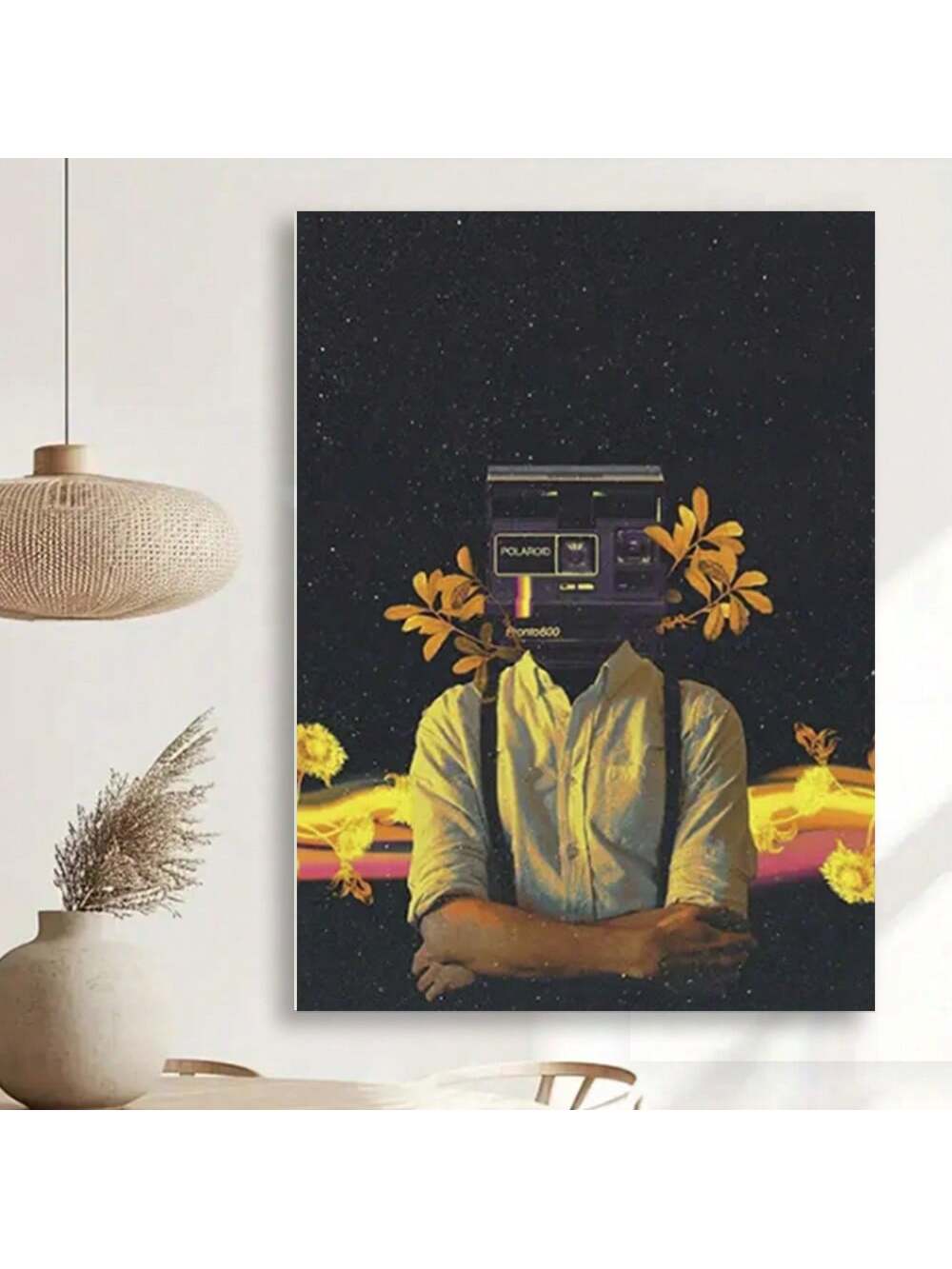 Elevate your living space with this Vibrant Abstract Cosmic Canvas Wall Art Poster, featuring a modern floral design that blends cosmic elements with bold colors. Crafted to add depth and energy, this piece serves as a striking focal point, enhancing contemporary home decor with artistic sophistication. Ideal for those seeking to infuse their environment with a unique blend of abstract creativity and floral elegance.