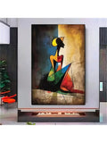 Elevate your space with this vibrant abstract oil painting by Paul Picasso, expertly rendered on an XL canvas. Its dynamic composition and rich colors bring a sophisticated modern touch to any home or office environment. Crafted to inspire creativity and conversation, this artwork serves as a striking focal point that complements contemporary decor while enhancing the ambiance with artistic depth.