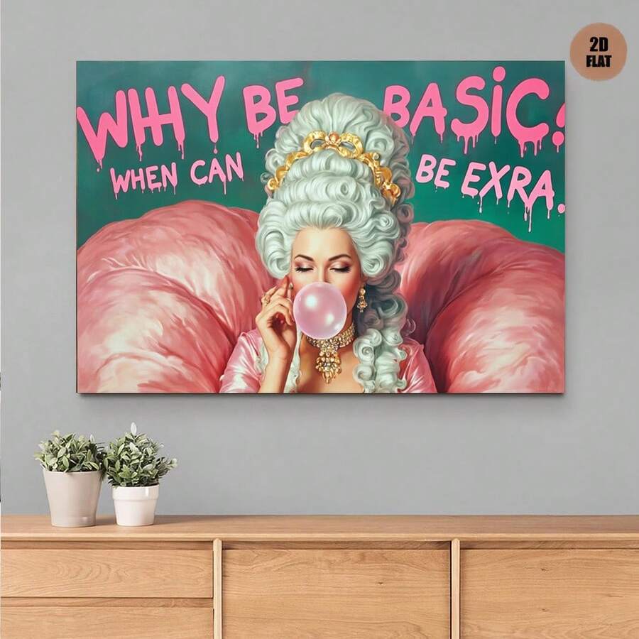 Bring bold color and creative energy into your space with this vibrant framed canvas art print. Featuring maximalist pop art design, it combines dopamine-boosting aesthetics with modern style sensibilities. Perfect for contemporary living rooms, bedrooms, or creative studios, this piece celebrates expressive visual storytelling through dynamic composition and eye-catching hues.