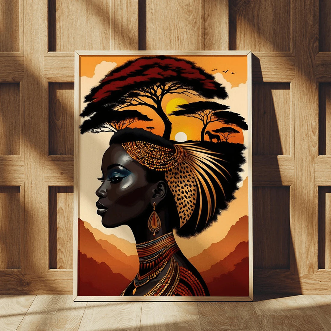 Celebrate bold artistry with this striking African Woman Wall Art Poster. Featuring vibrant abstract designs with modern aesthetics, this canvas piece brings cultural elegance to any space. Perfect for living rooms, offices, or bedrooms, it combines figure, animal, and plant motifs in a contemporary style. Available as an unframed painting or framed picture for easy hanging. The waterproof canvas ensures durability, while the removable design lets you refresh your décor whenever inspiration strikes. Transfo