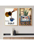 Elevate your kitchen or café ambiance with these vibrant Arabic calligraphy canvas posters featuring elegant teapot designs. Crafted to blend traditional artistry with modern décor, each piece adds a sophisticated cultural touch while enhancing visual appeal. Perfect for creating a warm, inviting atmosphere, these posters celebrate the beauty of Arabic script and tea culture in a refined, artistic form.