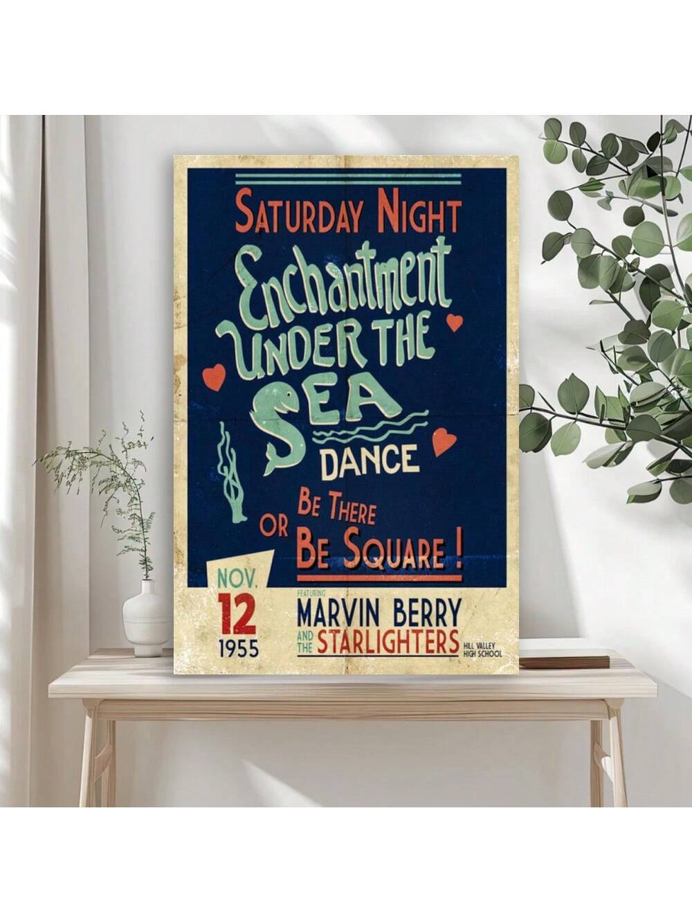 Transform your space into a chic Art Deco inspired oasis with our Vibrant Framed Canvas Poster. Perfect for home or office, this retro movie prop wall art adds a touch of sophistication and intrigue to any room. Crafted with high-quality materials, this poster is sure to elevate your decor.