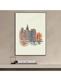 Celebrate the beauty of fall with this vibrant watercolor canvas art featuring colorful pumpkins and fallen leaves. Perfect for Halloween and autumn decor, it brings a warm, seasonal touch to any space. Crafted with expert detail, this piece enhances your home’s ambiance with rich hues and festive charm.