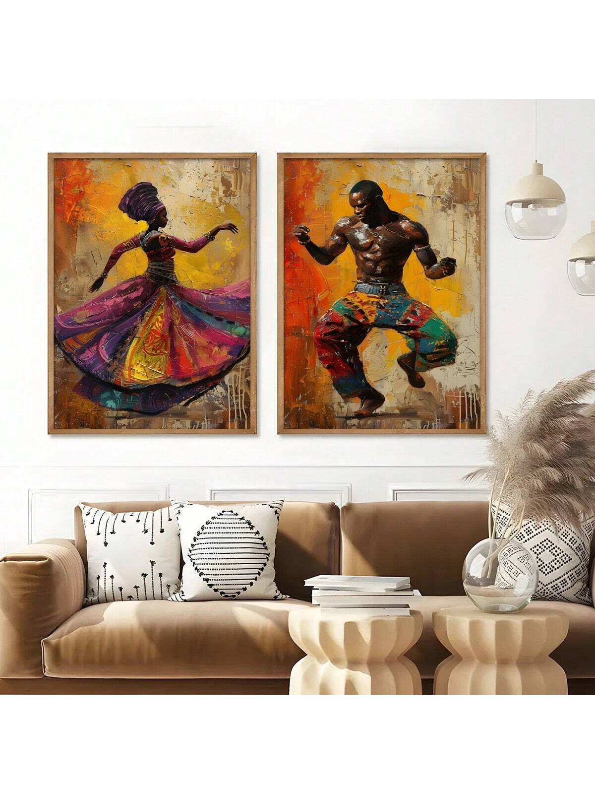Transform your home into a lively, colorful carnival with our Vibrant Brazilian Carnival Canvas Art Set. This set includes four unframed posters that will add a touch of energy and celebration to any room. Perfect for home decoration, this art set will bring the vibrancy of Brazil into your living space.
