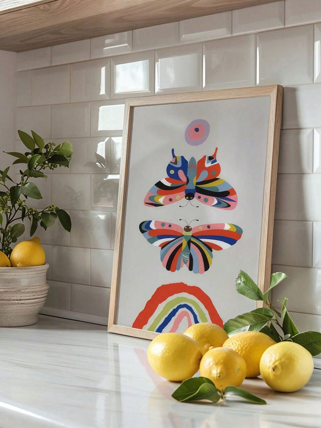 Enhance your living space with this Vibrant Colorful Butterfly Canvas Art Print, featuring a modern rainbow design that brings energy and elegance to any room. Perfect for living rooms and apartments, this high-quality canvas adds a dynamic focal point while complementing contemporary decor styles. Its vivid colors and detailed butterfly imagery create a lively atmosphere, making your walls come alive with artistic sophistication. Durable and easy to hang, this piece offers both aesthetic appeal and lasting