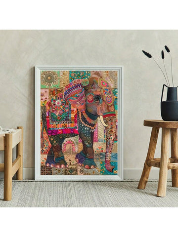 Add a bold statement to any space with this Vibrant Elephant Canvas Poster. Featuring rich colors and intricate details, it brings a unique artistic touch to your home, office, or café. Crafted on high-quality canvas, this durable wall décor enhances your environment with a striking visual centerpiece that sparks conversation and elevates your interior design.