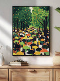 Celebrate the spirit and beauty of Juneteenth with this striking African American art print. Featuring vibrant patterns that blend animal, graphic, and botanical elements in a modern aesthetic, this canvas artwork brings cultural pride and contemporary style to any space. Available as both framed and unframed options, it's perfect for home offices, living rooms, or bedrooms. The waterproof canvas ensures durability, while the removable design offers flexibility in your decor. Make a bold statement that hono