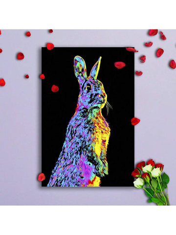 Elevate your living space with this Vibrant Neon Rabbit Canvas Wall Art, expertly crafted to bring a bold, contemporary touch to your home décor. Featuring a striking neon rabbit design, this premium framed poster combines vivid colors with high-quality canvas for lasting vibrancy and durability. Perfect for adding an artistic focal point to any room, it seamlessly blends modern aesthetics with timeless craftsmanship. Ideal for enthusiasts of unique and eye-catching wall art, this piece enhances ambiance wh