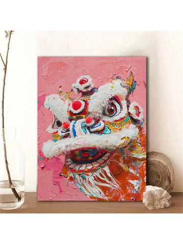 Add a festive touch to your home or office with our vibrant New Year Lion Dance Canvas Art. This frameless wall decor captures the energy and excitement of the traditional dance, bringing good luck and prosperity to any space. Celebrate the new year with this colorful and expertly crafted piece.