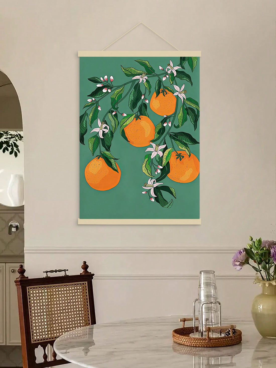 This vibrant orange canvas wall art adds a modern and stylish touch to any home or office décor. Made with high-quality materials, this poster is durable and long-lasting. Perfect for adding a pop of color and personality to any space.