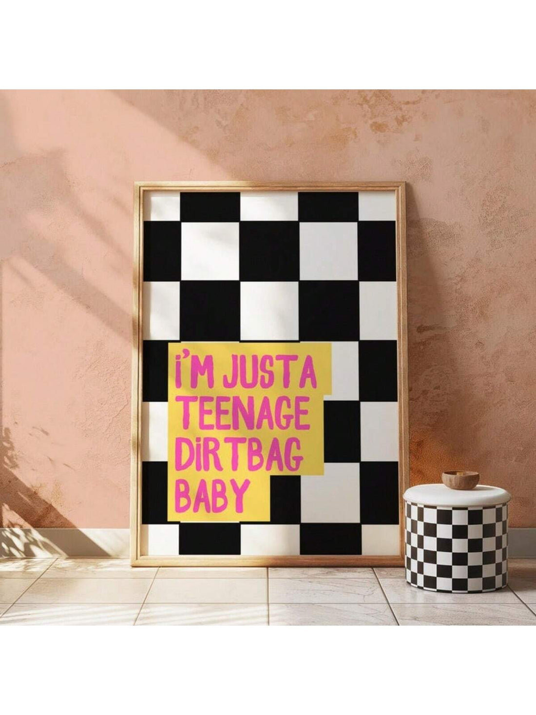 Transform your space with this striking canvas art piece featuring bold pink tones and expressive typography. Perfect for music lovers and alternative aesthetics, this wall decor celebrates emotional authenticity through carefully curated quotes and lyrical themes. The vibrant color palette creates an instant focal point while the meaningful text adds personal depth to any room. Choose your preferred display option—canvas-only or professionally framed—to suit your space and style. Ideal for bedrooms, creati