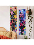 Experience the unique beauty and vibrancy of our Psychedelic Mushroom Tapestry. Its colorful design and intricate details make it the perfect addition to your bedroom decor. Let this Hippy Eye Wall Hanging transport you to another world, bringing a touch of whimsy and individuality to your space.