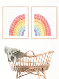 Elevate your nursery with our Vibrant Rainbow Heart Canvas Wall Art Set. Designed specifically for baby rooms, this inclusive LGBTQ-themed decor features vibrant rainbow colors in a heart motif that stimulates visual development while promoting diversity from day one. Crafted with non-toxic materials and securely mountable for safety, this art set adds both meaningful symbolism and cheerful aesthetics to any nursery space.