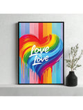Celebrate love and diversity with this Vibrant Rainbow Heart Poster. Featuring a bold, colorful heart design, it adds a striking artistic touch to any space. Perfect for expressing inclusivity and positivity, this poster enhances your decor while making a meaningful statement. Crafted for visual impact, it’s an ideal choice for those who value both style and message.