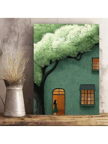 This vibrant street scene canvas wall art captures the dynamic energy of urban life, highlighted by a lush green tree that adds a refreshing natural contrast. Expertly printed on high-quality canvas and framed for a polished finish, it offers art lovers a sophisticated decor piece that enhances any living or workspace with color and character.
