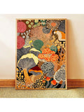 This vibrant canvas art draws inspiration from Yayoi Kusama’s iconic style, featuring bold, abstract mushroom motifs that bring a modern artistic flair to any environment. Perfect for both home and office, it adds a striking focal point that energizes your space while reflecting contemporary art trends. Crafted with attention to detail, this piece seamlessly combines vivid colors and dynamic patterns to enhance your interior decor with originality and sophistication.