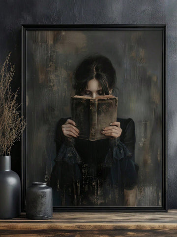 Elevate your space with this striking Victorian Woman Reading canvas, a sophisticated addition to any dark academia aesthetic. Featuring a meticulously rendered portrait of a woman immersed in literature, this piece captures the romance and intellectual allure of classic scholarly environments. The rich, moody tones and period-authentic styling make it an ideal choice for book enthusiasts, students, and collectors who appreciate timeless elegance. Whether displayed in a library, study, or bedroom, this canv