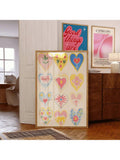 This Vintage 70s Hearts Love Poster adds a touch of romance to any bedroom decor. With its charming cottagecore design, this wall art is perfect for creating a cozy and inviting atmosphere. Bring back the nostalgia of the 70s with this vintage-inspired poster.