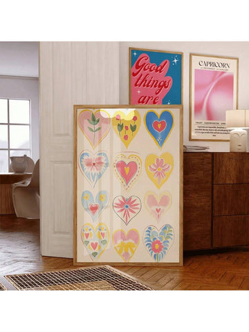 This Vintage 70s Hearts Love Poster adds a touch of romance to any bedroom decor. With its charming cottagecore design, this wall art is perfect for creating a cozy and inviting atmosphere. Bring back the nostalgia of the 70s with this vintage-inspired poster.