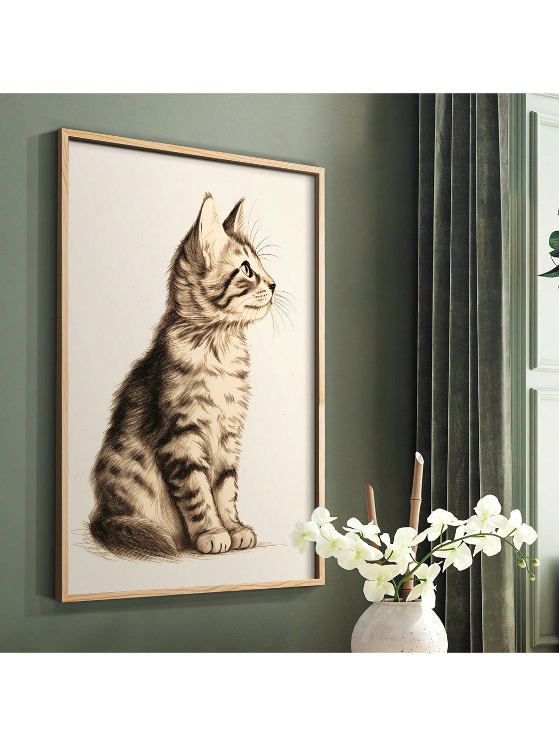 Add a touch of timeless elegance to your home with our Vintage Animal Print IV Framed Print. Featuring a classic animal print design, this piece adds a touch of sophistication to any room. Perfect for vintage-inspired decor, this framed print will elevate the look of your home.