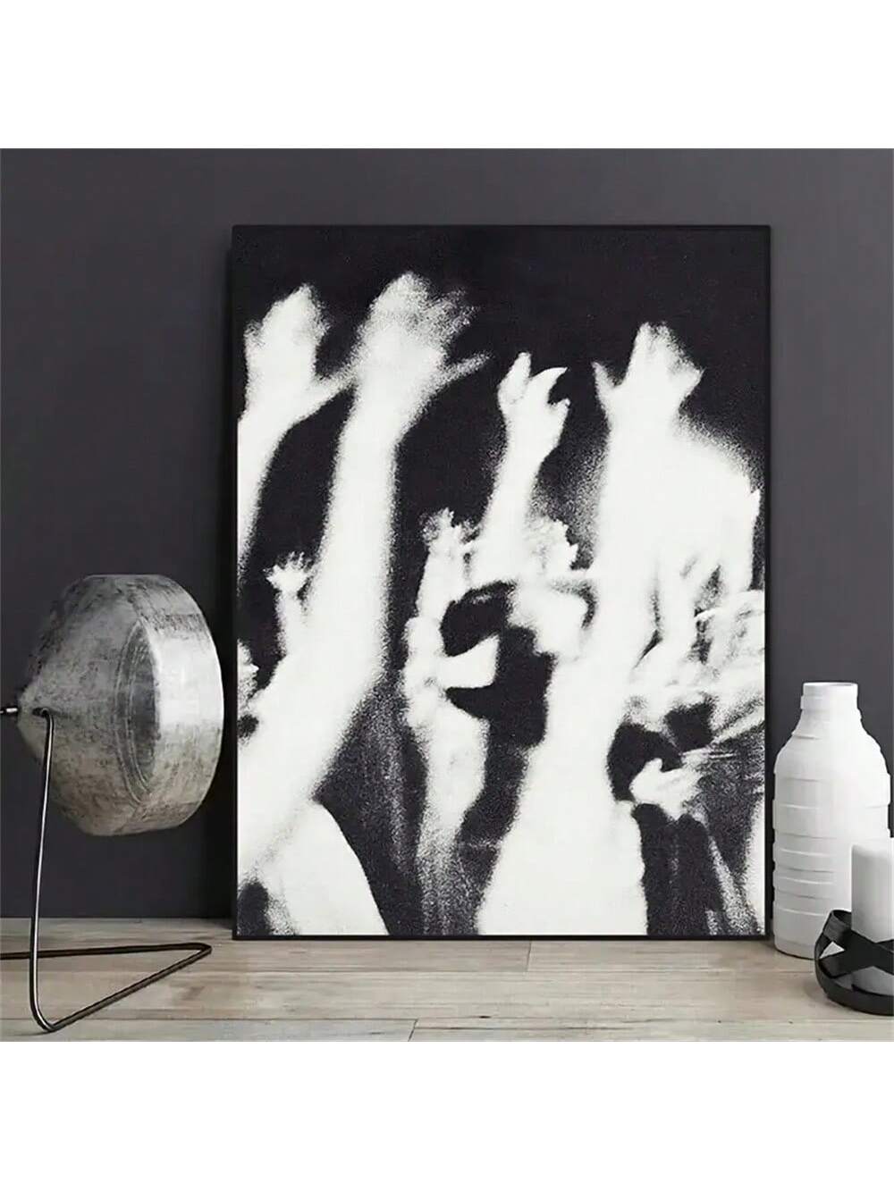 Elevate your space with this Vintage Black and White Abstract Canvas Poster. Its timeless monochrome design adds a sophisticated artistic touch, perfect for enhancing the ambiance of your home, office, or dorm. Crafted to complement diverse decor styles, this canvas art serves as a refined focal point that inspires creativity and conversation. Durable and easy to hang, it offers a seamless blend of vintage charm and modern minimalism for any environment.