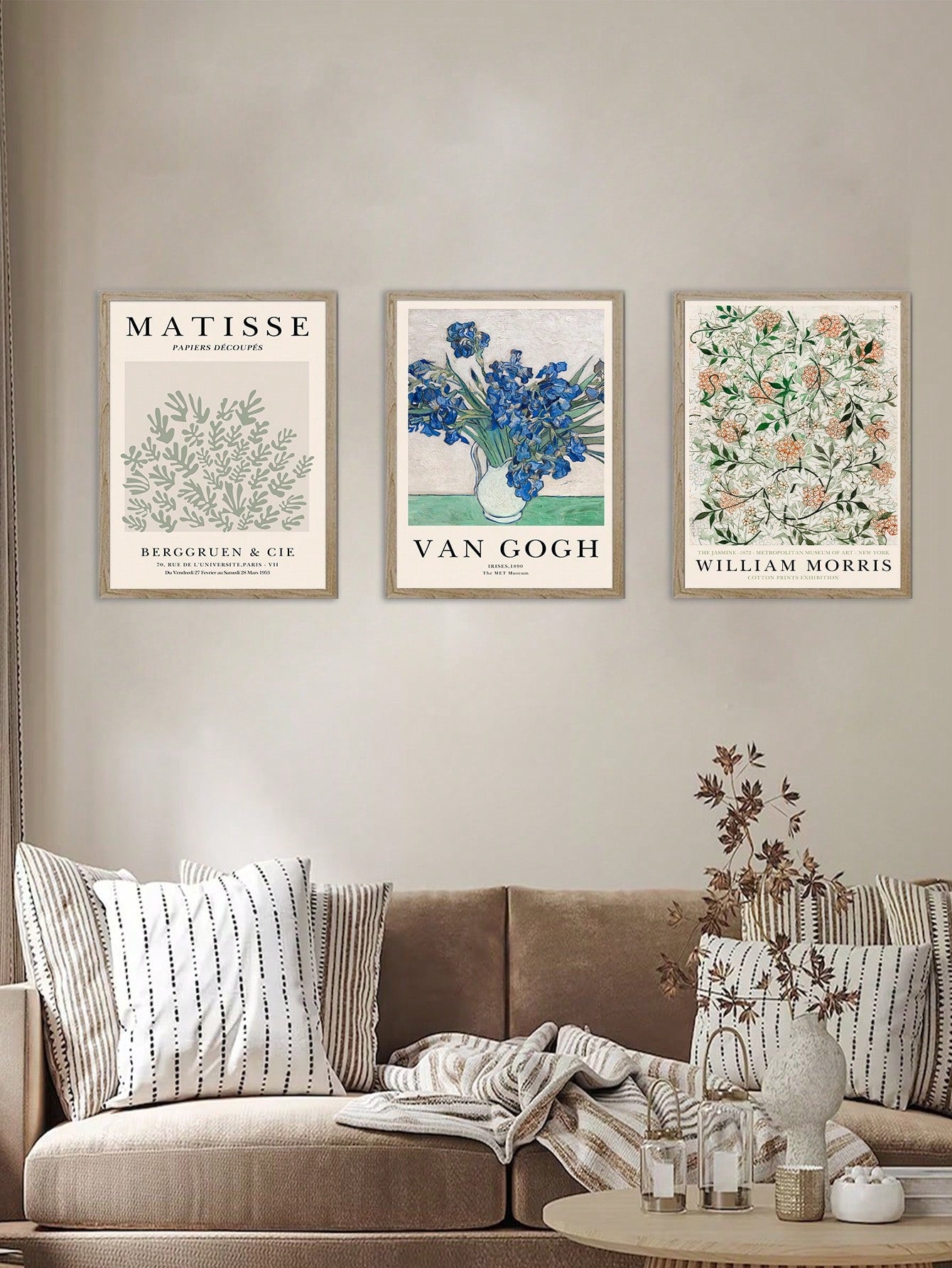 Elevate your living room with our Vintage Botanical Abstract Canvas Painting Set. This stunning set features vintage-inspired botanical prints, adding a touch of elegance and sophistication to your space.