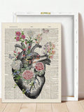 Add a touch of romance to your home decor with our Vintage Botanical Bliss canvas print, featuring a beautiful illustration of a blooming He flower. Inspired by nature, this print will add a subtle yet elegant touch to any room. Made with high-quality materials, it's the perfect addition to your art collection.