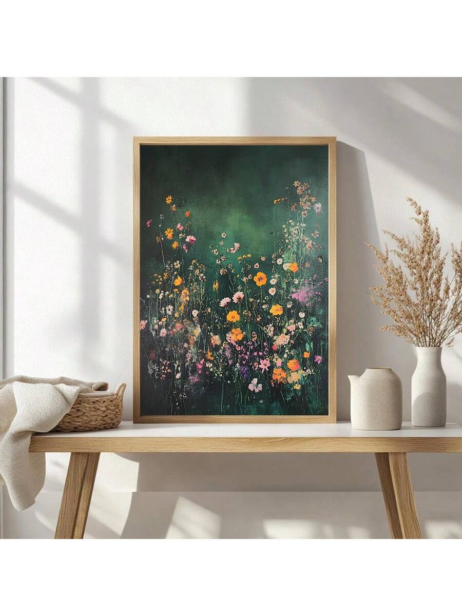 Transform your space with our Vintage Botanical Canvas Art featuring a serene wildflower meadow design. This professionally crafted wall decor adds a touch of timeless elegance to bedrooms, kitchens, or living rooms. The detailed botanical illustrations capture the delicate beauty of wildflowers with expert precision, creating a focal point that brings natural charm to any interior setting.