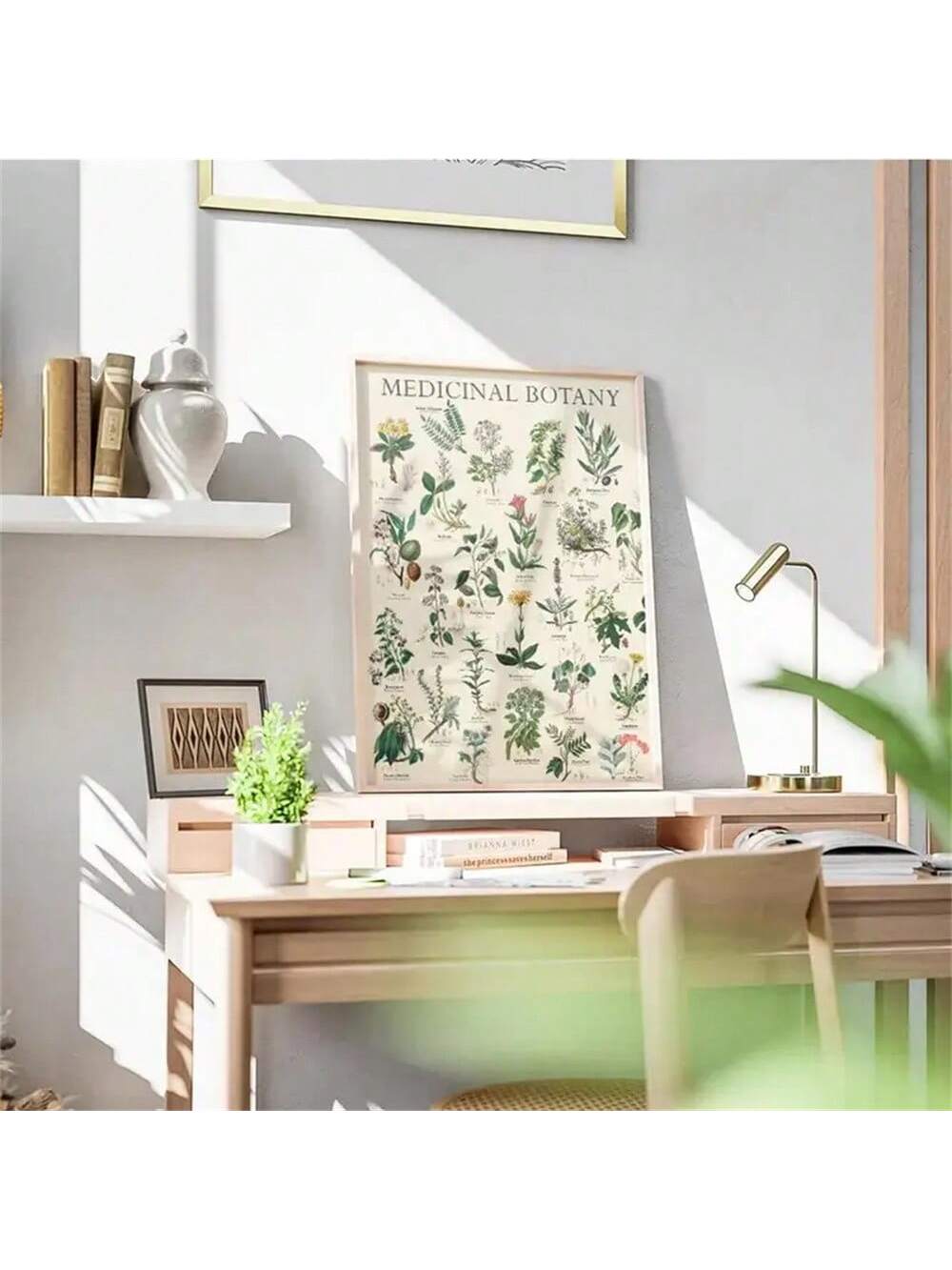 Enhance your space with this Vintage Botanical Canvas Art Print featuring detailed illustrations of medicinal plants. Ideal for home, office, or dormitory decor, this art piece combines scientific accuracy with timeless aesthetic appeal. Printed on high-quality canvas, it brings a classic touch to any wall while inspiring appreciation for natural remedies and botanical heritage. Perfect for experts and enthusiasts alike, it offers both educational value and sophisticated style.