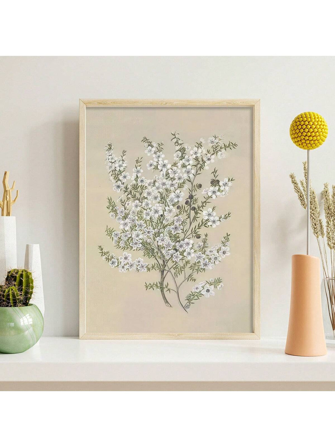 This vintage botanical ink painting poster showcases classic and modern floral designs perfect for every season. With its elegant and timeless appeal, it adds a touch of sophistication to any wall. Made with high-quality materials, it is a beautiful and versatile piece of wall art that will enhance any space.