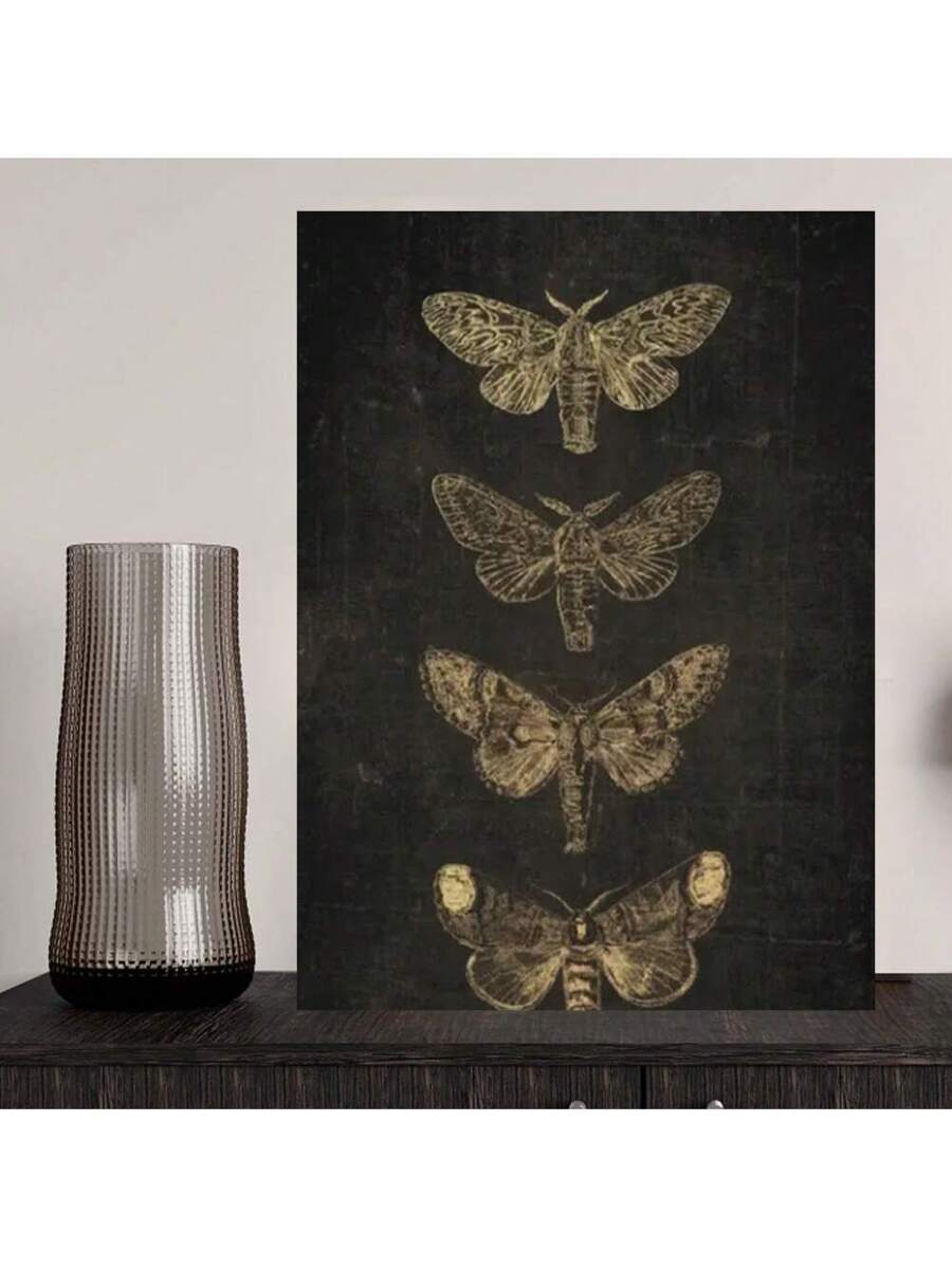 Add a touch of elegance to your home or office decor with our Vintage Butterfly Canvas Poster. This antique moth wall art features stunning detail and is printed on quality canvas for a timeless and sophisticated look. Perfect for any space, this poster adds a touch of vintage charm to any room.