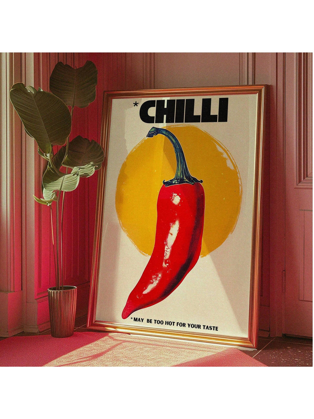 Add a touch of retro charm to your space with this Vintage Chili Peppers Canvas Art Print. Perfectly blending nostalgic design with modern aesthetics, this wall hanging enhances both home and office environments. Crafted on high-quality canvas, it offers vibrant colors and lasting durability, making it an ideal choice for those seeking a unique and stylish decorative piece. Elevate your interior with this expert-curated artwork that celebrates classic culinary motifs in a contemporary format.