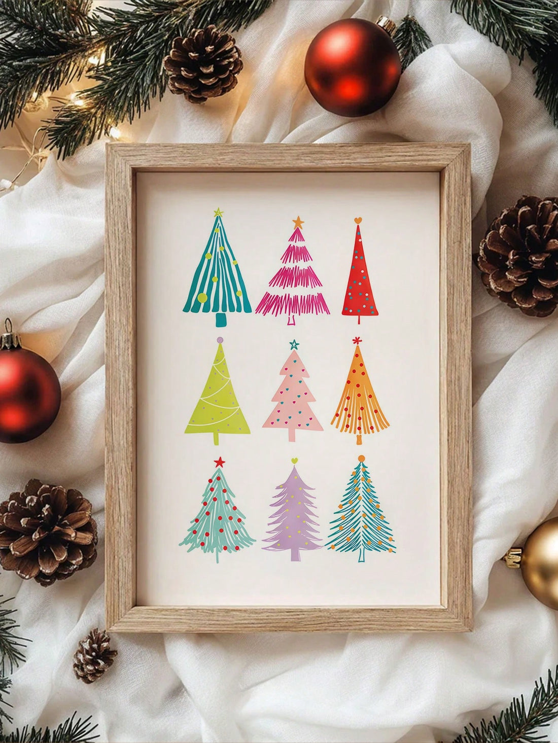 Bring timeless holiday charm into your home with this vintage-inspired Christmas canvas wall art. Featuring a beautifully rendered holiday tree design, this print captures the nostalgic warmth of classic seasonal décor. The versatile artwork complements any interior style, making it an ideal choice for living rooms, bedrooms, and hallways. High-quality canvas construction ensures durability and longevity, while the muted, sophisticated color palette works seamlessly with both traditional and contemporary fu