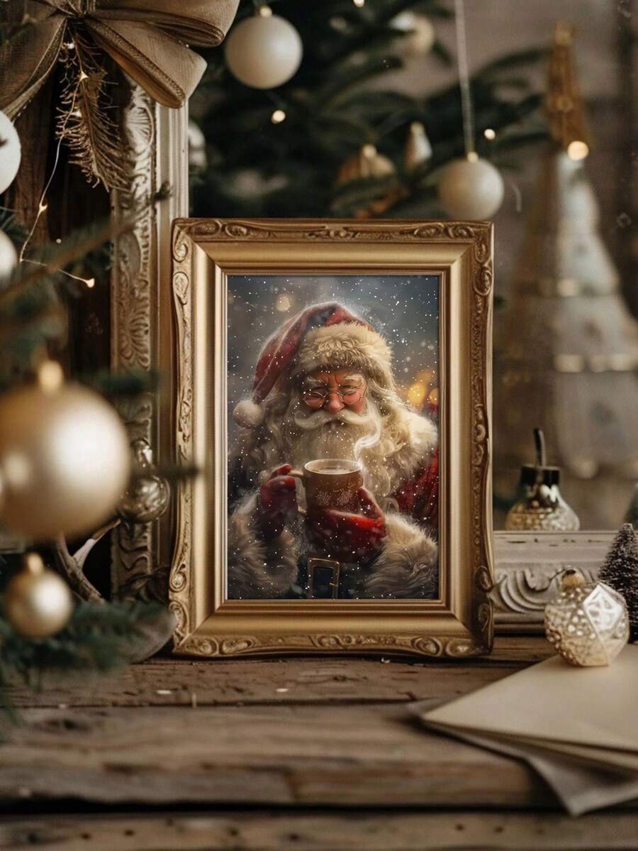 Bring nostalgic charm to your home with this vintage-inspired Christmas coffee cup canvas print. Featuring warm, muted tones and classic holiday imagery, this piece captures the cozy essence of winter gatherings and festive mornings. Perfect for kitchens, living rooms, or coffee nooks, it adds character without overwhelming your space. The canvas construction ensures durability and a gallery-quality finish that complements both traditional and contemporary interiors. An ideal choice for those seeking unders