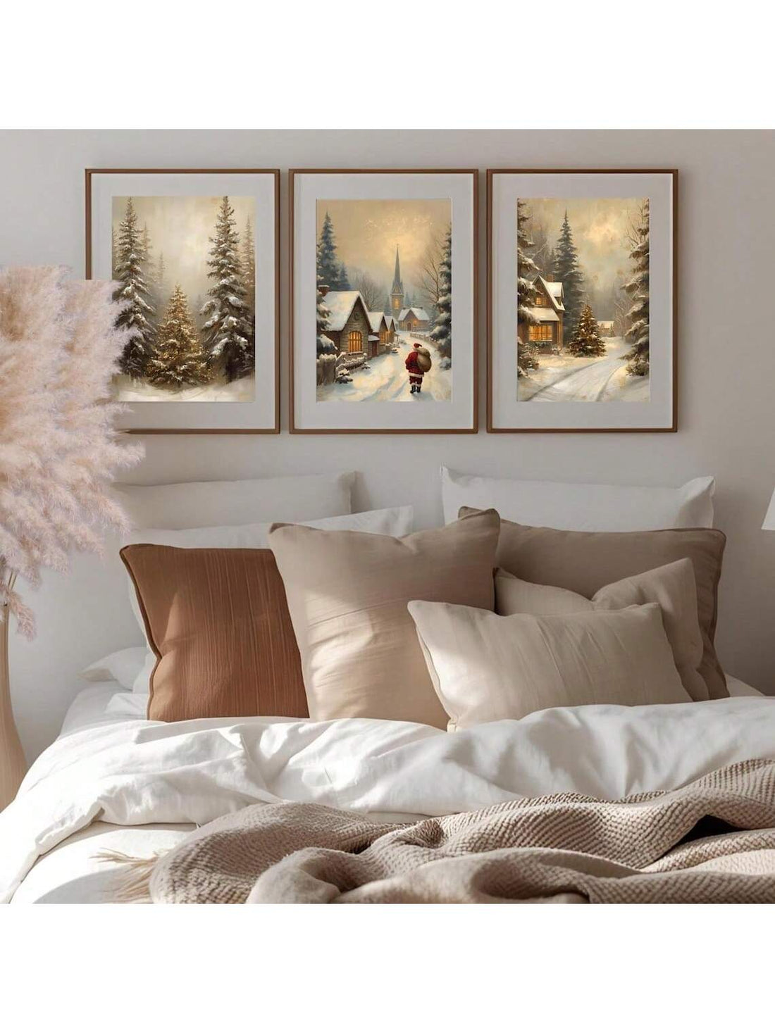 Bring nostalgic charm to your holiday spaces with our Vintage Christmas Wall Art collection. These rustic Santa Claus canvas prints capture the warmth and character of classic Christmas aesthetics, featuring weathered finishes and timeless imagery that complement both traditional and eclectic interiors. Each piece is crafted to evoke the spirit of vintage holiday celebrations, making them ideal for living rooms, bedrooms, or entryways. Perfect for collectors of retro décor or anyone seeking meaningful seaso