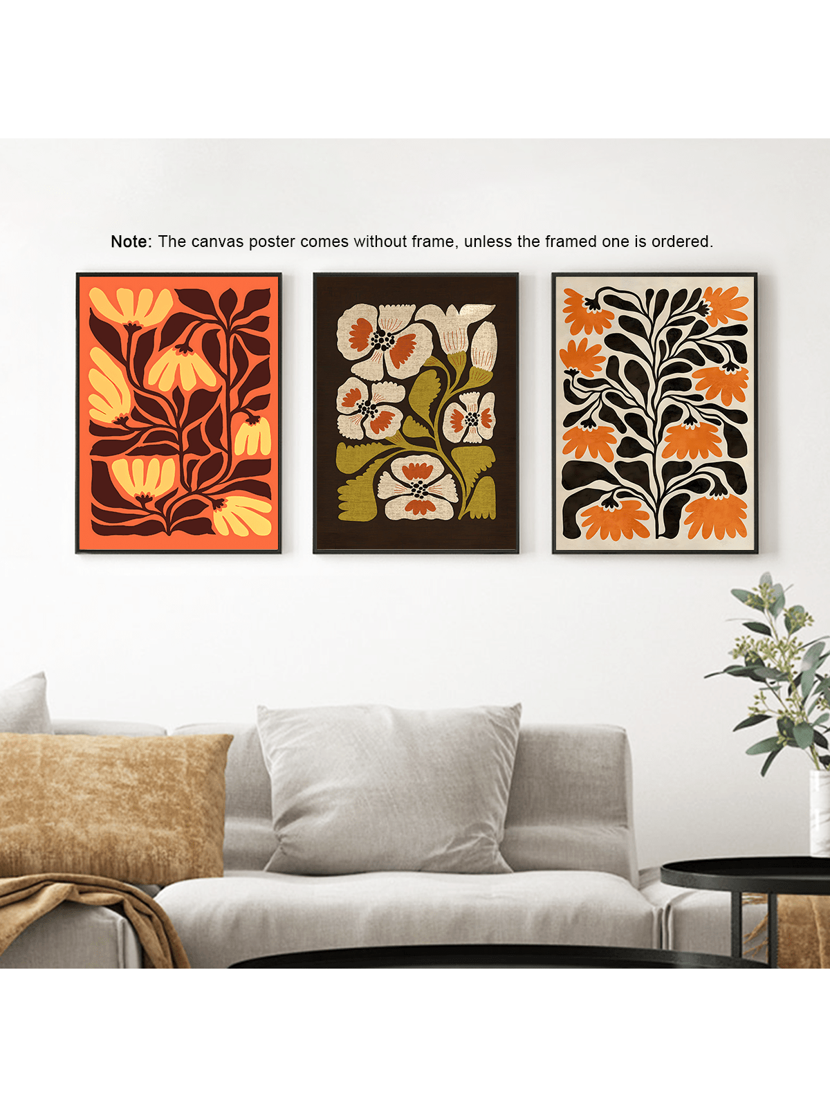Enhance your home decor with our Vintage Floral Elegance 3-piece canvas wall art set. Featuring timeless floral designs, this set adds a touch of elegance and sophistication to any room. Crafted with high-quality canvas, this set is durable and long-lasting. Elevate your space with our beautiful wall art.