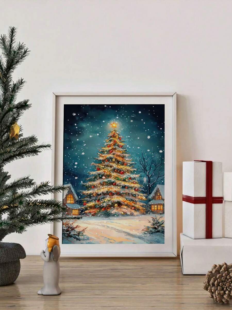 Bring nostalgic holiday charm to your home with this vintage-inspired gingerbread man canvas poster. Featuring classic Christmas aesthetics and warm, inviting colors, this unframed wall art captures the spirit of traditional yuletide celebrations. Perfect for living rooms, kitchens, or entryways, it adds a touch of festive warmth without overwhelming your décor. The canvas material ensures durability and vibrant color retention, while the unframed design offers flexibility to customize with your preferred f