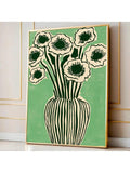Discover the beauty and charm of vintage green floral art with our abstract poster. Perfect for adding a rustic and aesthetic touch to any home decor. Expertly designed with a professional and scientific approach, this poster is a must-have for any art enthusiast.