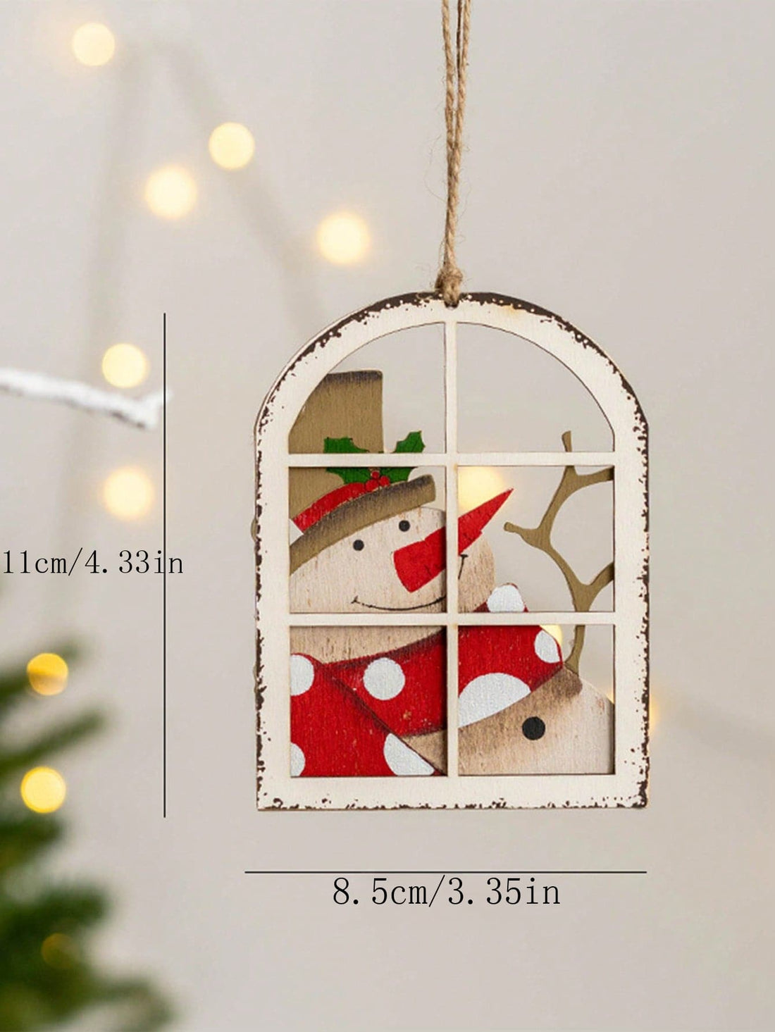 These vintage handpainted wooden ornaments bring a touch of nostalgia to your holiday decor. Each snowman and old man is unique, adding a rustic charm to your home. Perfect for gifting or adding to your own collection, these ornaments make a timeless addition to any Christmas celebration.