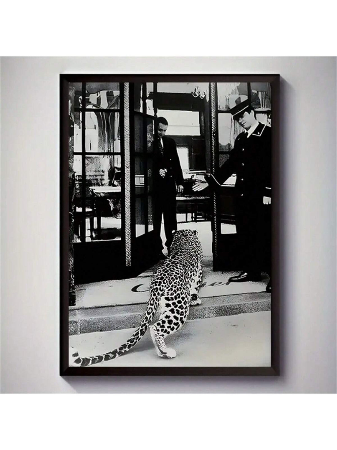Elevate your space with this Vintage Leopard Art Canvas Print, featuring a striking black and white design that blends classic elegance with bold wildlife imagery. Perfect for both home and office, this unique wall décor adds a sophisticated touch while complementing a variety of interior styles. Crafted to highlight intricate details, it serves as a timeless statement piece that enhances any room’s ambiance with subtle yet powerful artistry.