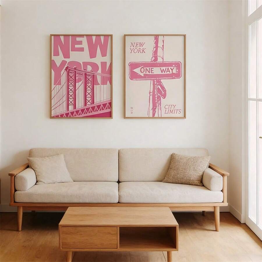 Transform your space with this striking vintage NYC wall art. Featuring bold retro New York graphics and lettering, this multicolor canvas print brings urban sophistication to any room. Available as an unframed painting or framed picture, it's perfect for home offices and modern interiors. The waterproof canvas ensures lasting vibrancy and durability. Whether you're a New York enthusiast or seeking statement decor, this hanging painting captures the timeless energy of the city that never sleeps.