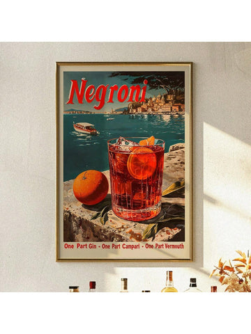 Celebrate classic cocktail culture with this Vintage Negroni Cocktail Poster, a perfect addition to any home bar or lounge. Featuring retro-inspired design elements, this wall art captures the timeless elegance of the Negroni, enhancing your decor with a sophisticated, nostalgic touch. Crafted for enthusiasts who appreciate both style and spirit, it brings a refined ambiance to your space while honoring a beloved cocktail tradition.