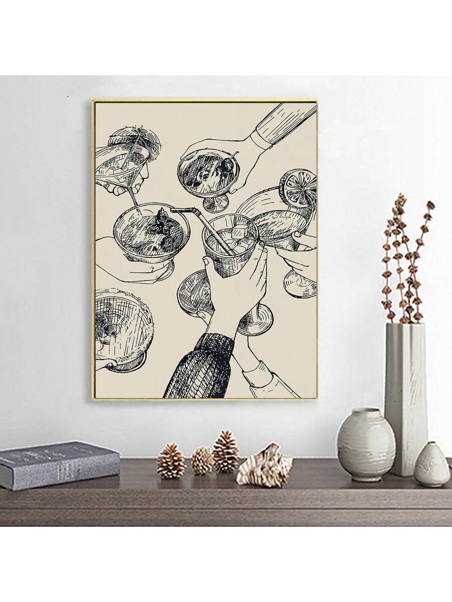 Bring festive elegance to any space with this vintage oil painting poster featuring a celebration party toasting theme. Crafted from durable non-woven fabric, this multicolor artwork showcases intricate figure details in a modern style. The waterproof and removable design makes it perfect for bedrooms, living rooms, dining areas, home offices, and beyond—transforming your walls without permanent commitment. An ideal choice for those seeking timeless decor that captures the joy of special moments.