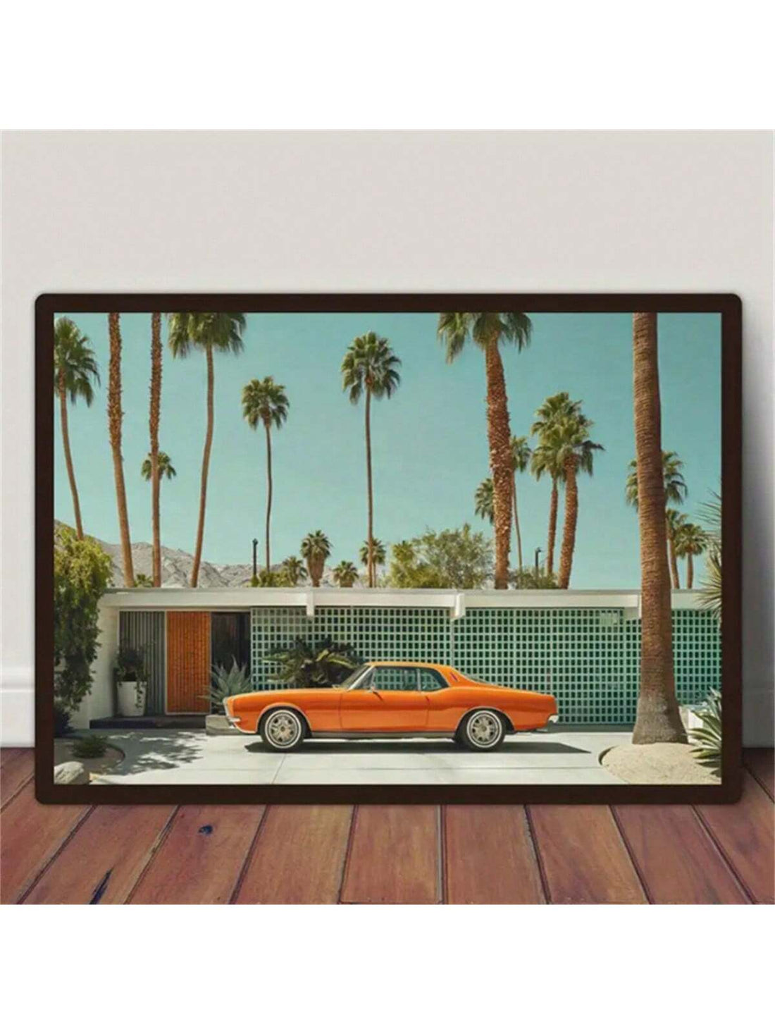 Capture the timeless charm of mid-century modern design with this Vintage Palm Springs Car Canvas Art. Perfectly suited for living rooms, bedrooms, or offices, this piece adds a sophisticated retro vibe while enhancing your space with a touch of classic automotive elegance. Crafted to complement modern interiors, it serves as a distinctive focal point that reflects both style and nostalgia.