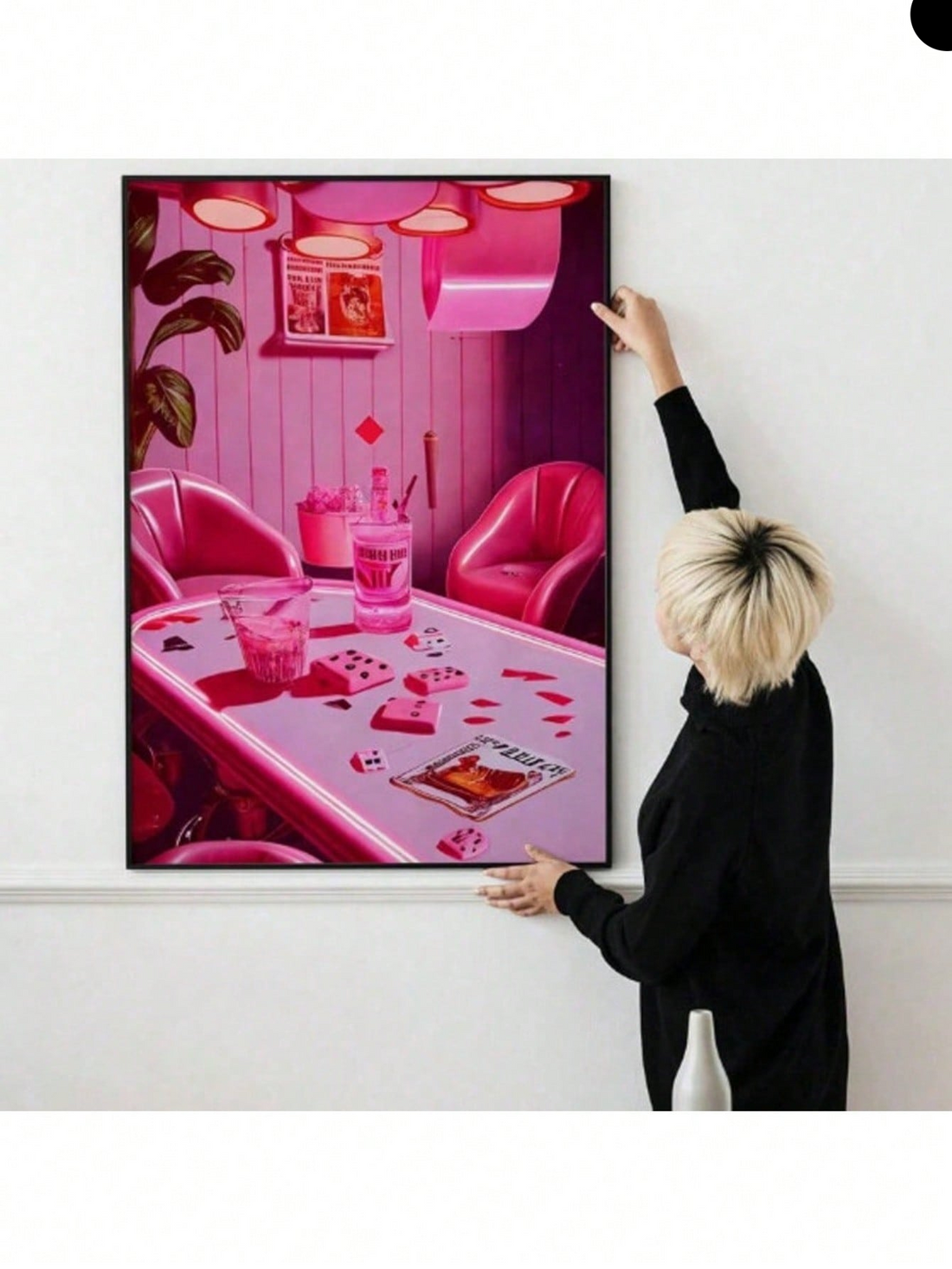 Transform your space with this striking vintage poker bar canvas print, a bold statement piece that celebrates retro aesthetics and LGBTQ+ culture. Featuring funky, groovy design elements reminiscent of classic bar scenes, this artwork brings nostalgic charm and contemporary flair to any room. Perfect for game rooms, bedrooms, or living spaces, it combines playful vintage vibes with authentic artistic expression. The canvas construction ensures durability and vibrant color reproduction, making it an ideal c