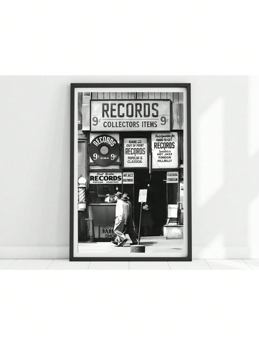 Bring nostalgic charm to your space with this striking vintage record shop canvas art. Featuring authentic retro aesthetics, this piece celebrates the golden era of vinyl culture and analog music. Perfect for music enthusiasts, collectors, and anyone seeking to add character to their living room, bedroom, or entertainment area. The timeless design complements both modern and eclectic interiors, serving as a conversation starter that reflects your appreciation for classic music heritage. High-quality canvas 