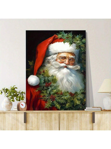 Enhance your holiday decor with our Vintage Santa Artwork Canvas Print. Featuring a festive Christmas scene, this high-quality canvas print adds a touch of nostalgia to any room. Made with durable materials, it will be a long-lasting addition to your festive decorations.